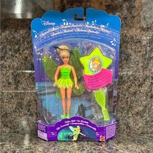 1994 NRFB Disney Tinker Bell Doll with Green Dress and Wings